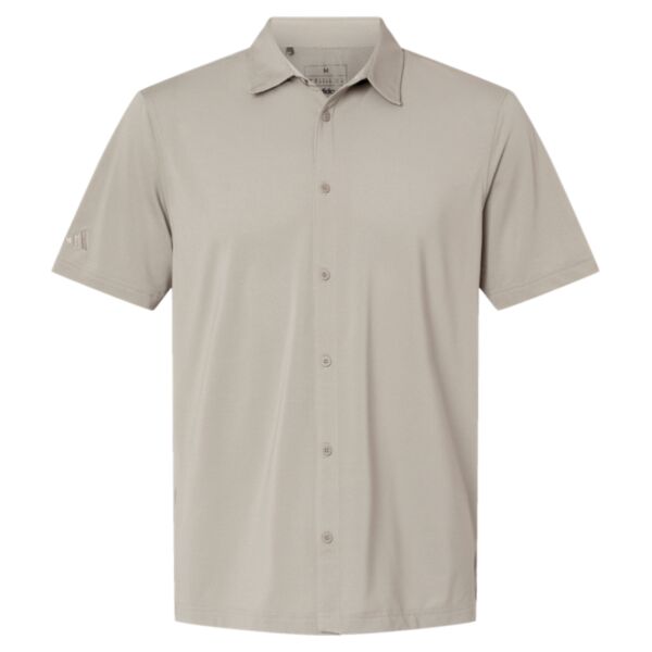 Men's Full Button Down Short Sleeve Shirt Thumbnail