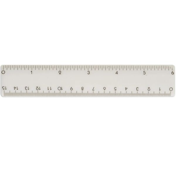 6" Translucent Plastic Ruler Thumbnail