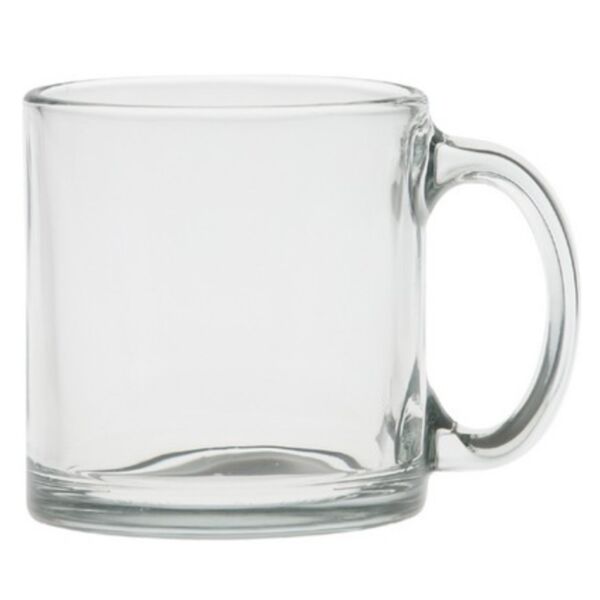 13 OZ. CLEAR GLASS COFFEE MUG Thumbnail