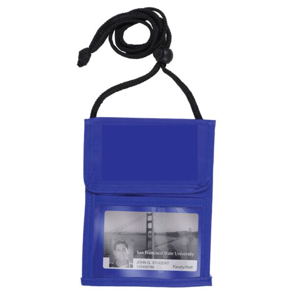 "NETWORKER" Non-Woven Econo 5 Function Tradeshow Badgeholder and Neck Wallet Thumbnail
