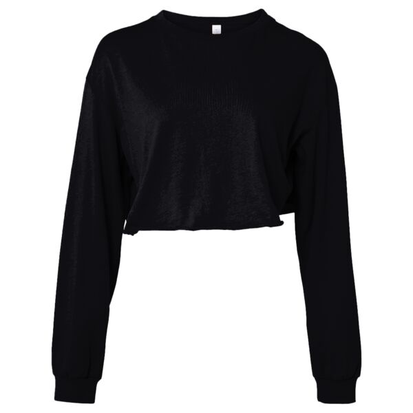 FWD Fashion Women's Crop Long Sleeve Tee Thumbnail