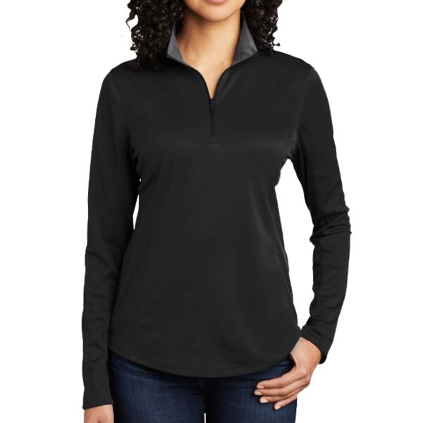 Ladies Silk Touch  Performance 1/4 Zip Thumbnail