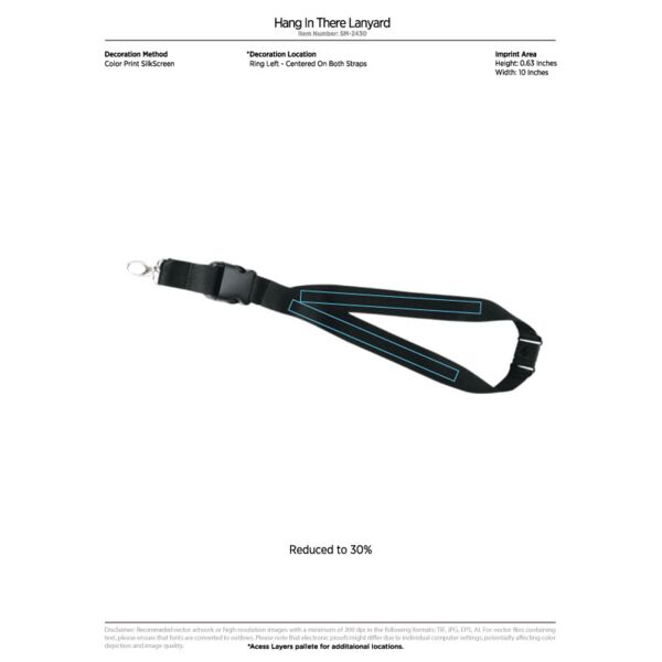 Hang In There Lanyard Thumbnail