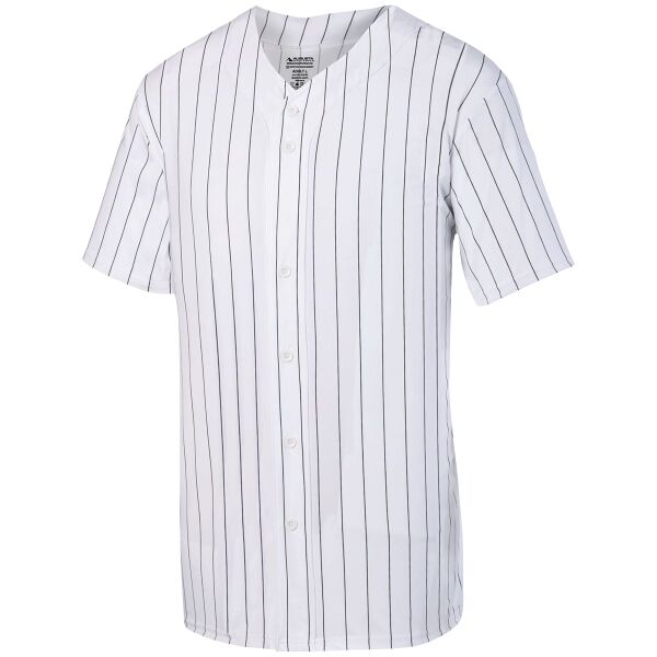 Pinstripe Full Button Baseball Jersey Thumbnail