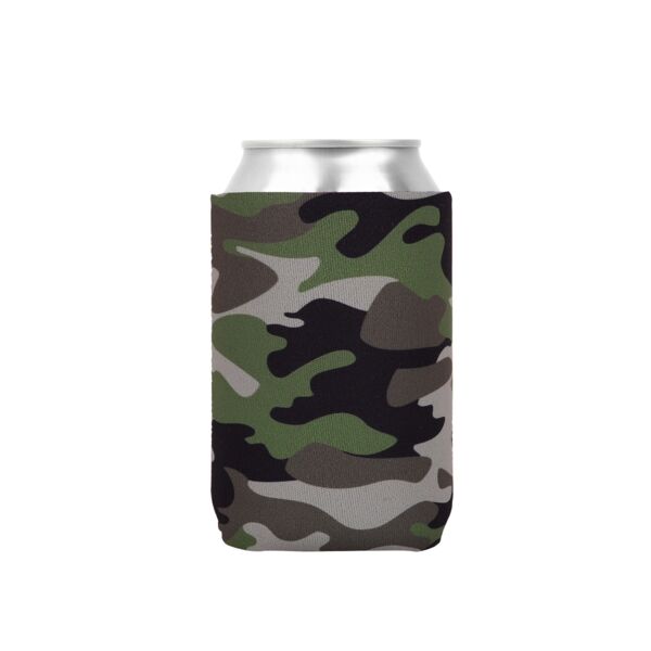 Collapsible Neoprene Can Cooler (3 Sided Imprint) Thumbnail