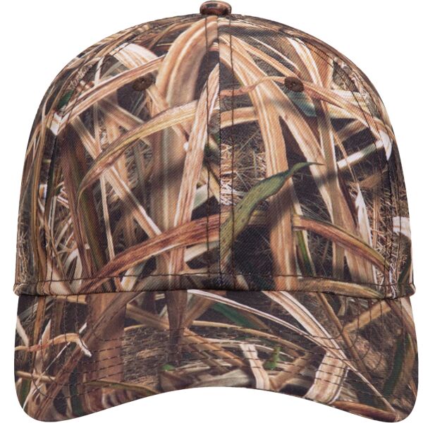 OTTO CAP Mossy Oak Camouflage Superior Polyester Twill 6 Panel Low Profile Baseball Cap Thumbnail
