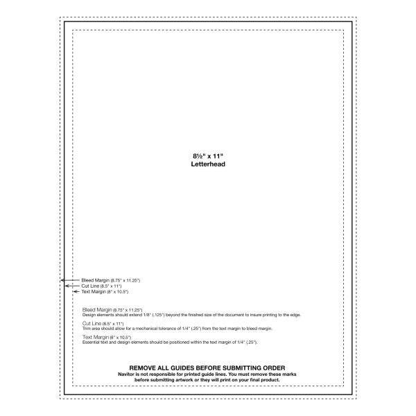 Custom Full Color Letterhead Thumbnail