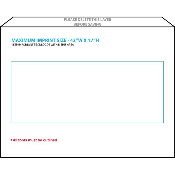 4' Fitted Table Throw (Full-Color Front Only) Thumbnail