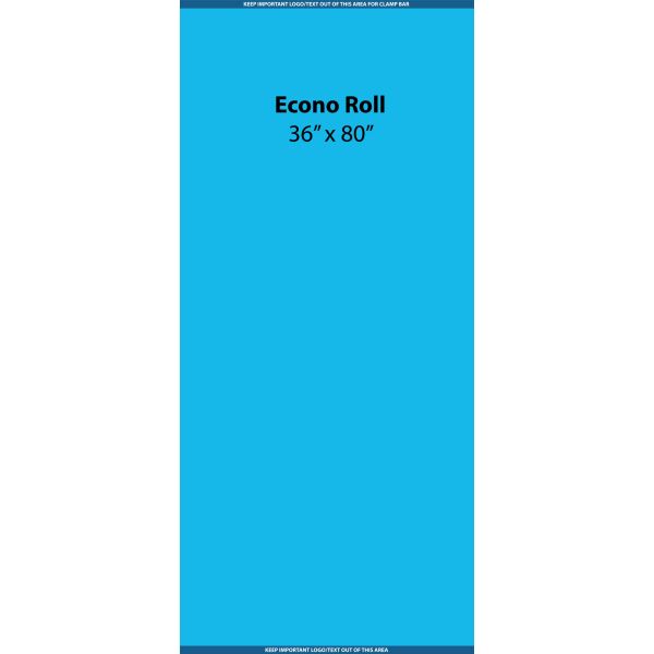 36 in. Econoroll Retractable Banner Stand Silver Thumbnail