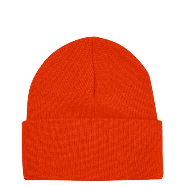 USA-Made 12" Knit Beanie with Cuff Thumbnail