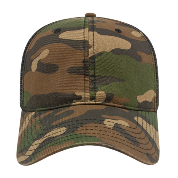Woodland Camo with Soft Mesh Back Cap Thumbnail