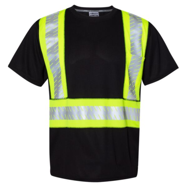EV Series® Enhanced Visibility Contrast Pocket T-Shirt Thumbnail